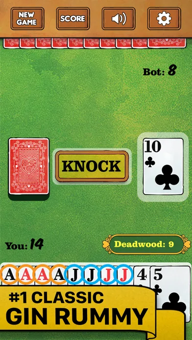 Gin Rummy Card Game Classic screenshot 4