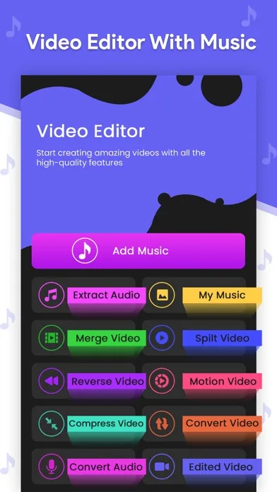 Video Editor - Add Music screenshot 1