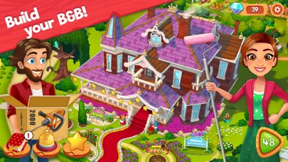 Delicious B&B: Decor & Match 3 screenshot 1
