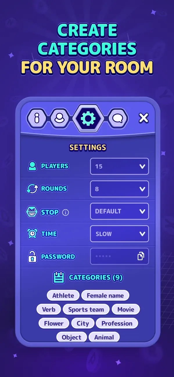 StopotS - The Categories Game screenshot 2