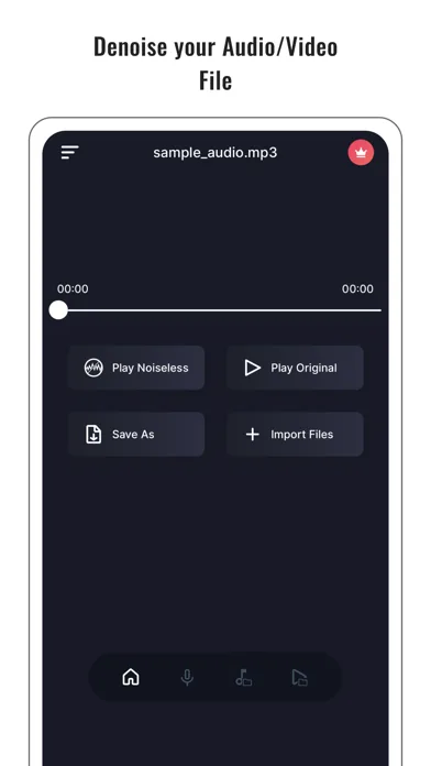 Audio Noise Reducer & Recorder screenshot 1
