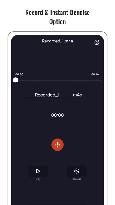 Audio Noise Reducer & Recorder screenshot 2