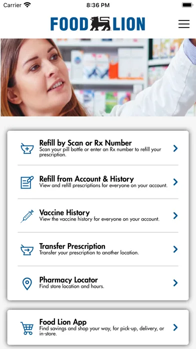 Food Lion Rx screenshot 1