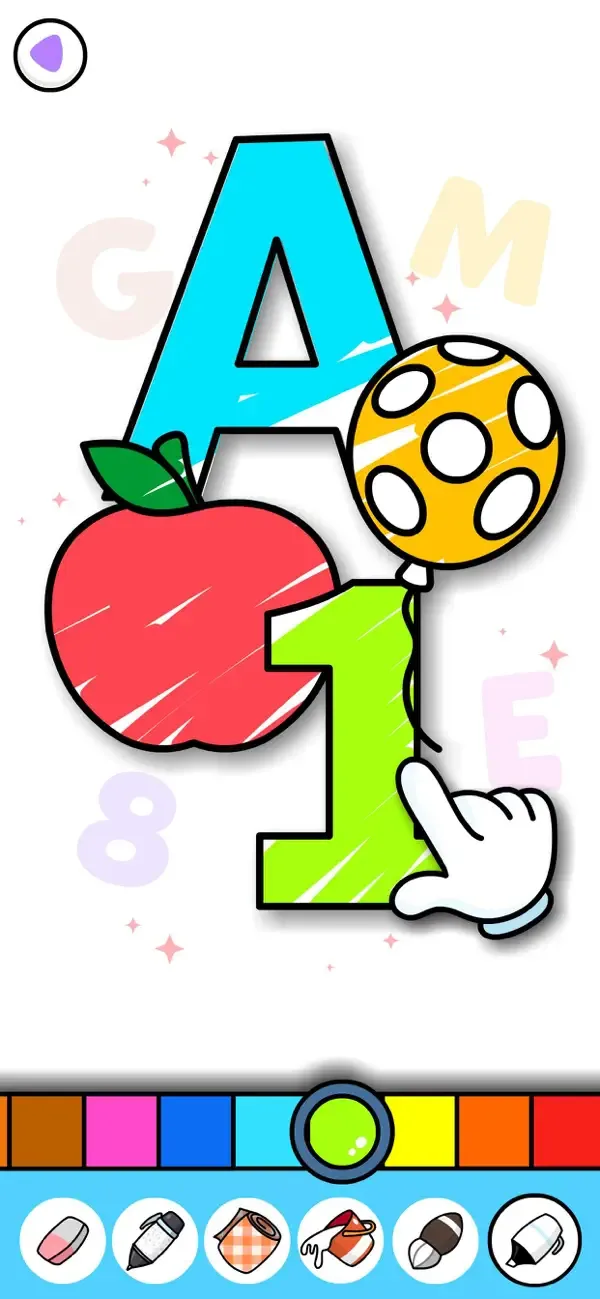 Coloring for Kids & Toddlers + screenshot 1