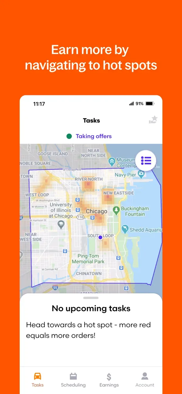 Grubhub for Drivers screenshot 5