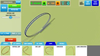 Roller Coaster Builder Mobile screenshot 2