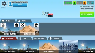 Roller Coaster Builder Mobile screenshot 4