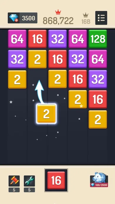 Merge Block - Number Puzzle screenshot 1