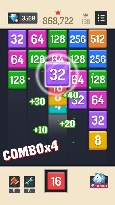 Merge Block - Number Puzzle screenshot 3