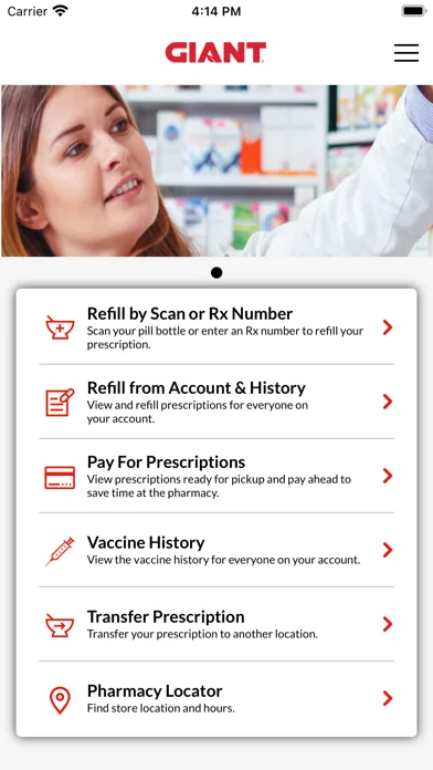 GIANT Rx screenshot 1