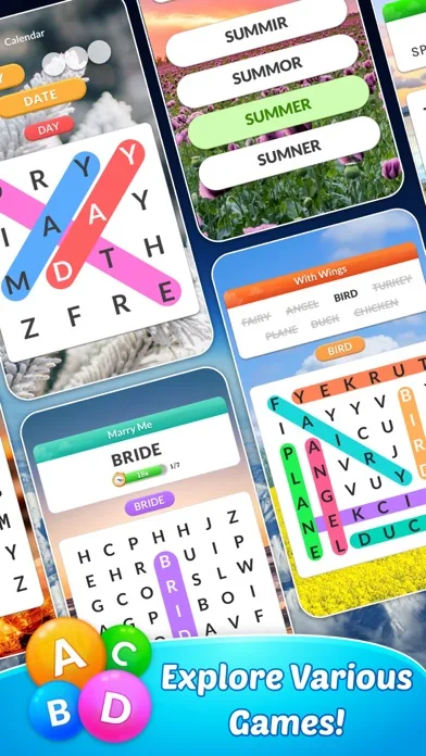 Word Search Pop: Brain Games screenshot 4