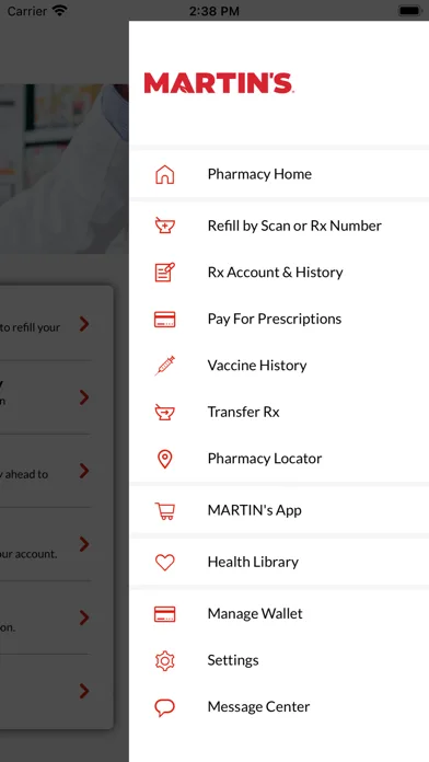 MARTIN'S Rx screenshot 2