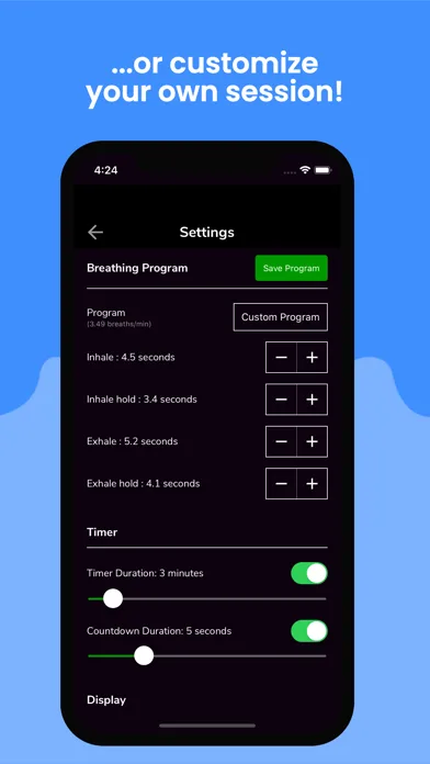 Awesome Breathing: Pacer Timer screenshot 4