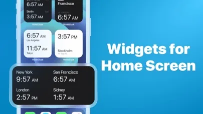 World Clock. Time Widget screenshot 3