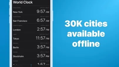 World Clock. Time Widget screenshot 4