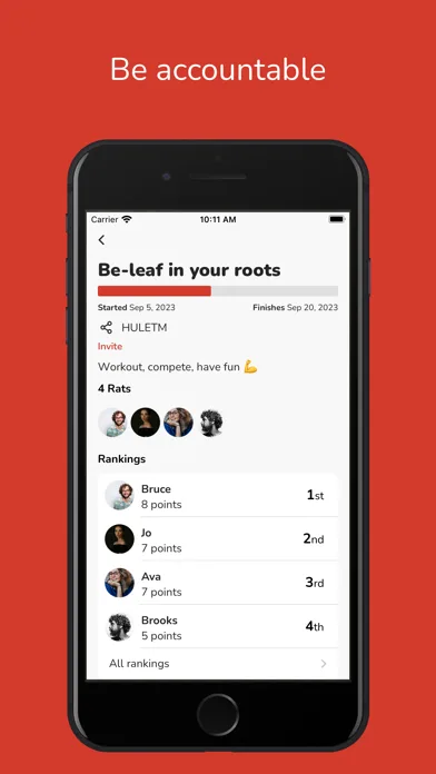 GymRats · Fitness challenge screenshot 3