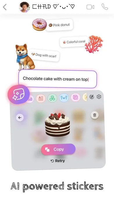 Fonts - AI Stickers screenshot 2