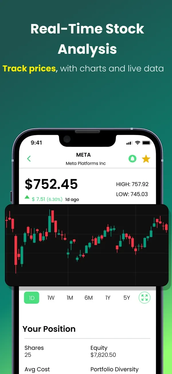 Stock Market Simulator screenshot 2