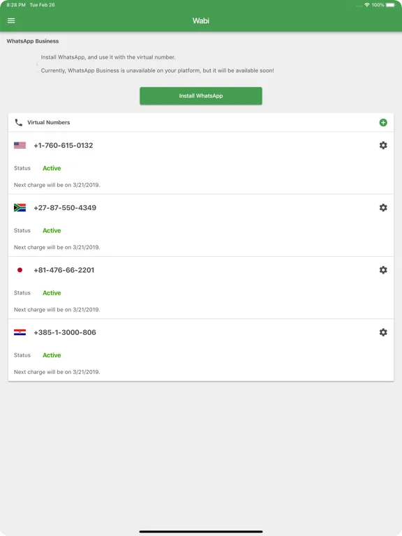 Wabi - Number for WA Business screenshot 5