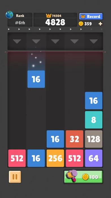 Drop The Number : Merge Puzzle screenshot 2