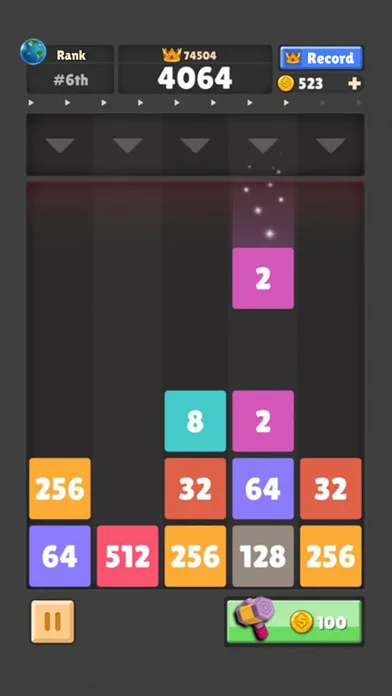 Drop The Number : Merge Puzzle screenshot 5