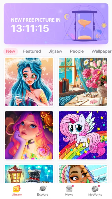 Coloring Fun : Color by Number screenshot 1