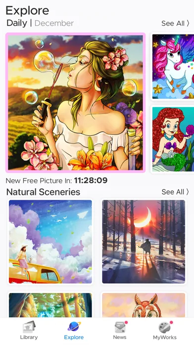 Coloring Fun : Color by Number screenshot 2