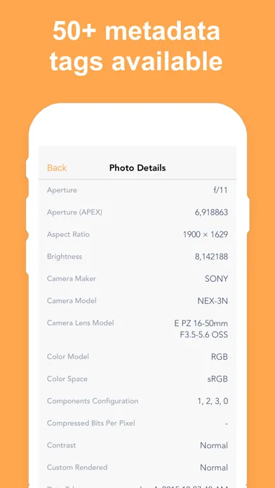 Exif Metadata screenshot 2