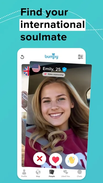 Bumpy – International Dating screenshot 1