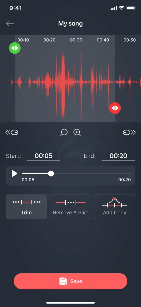 Mp3 Cutter - M4a, Music Cutter screenshot 2