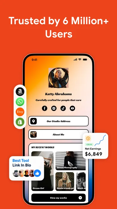 Linkbio - Link in Bio Builder screenshot 1