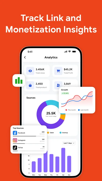 Linkbio - Link in Bio Builder screenshot 4