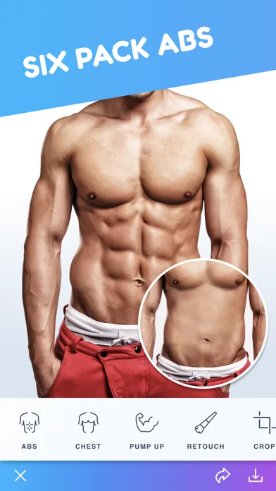 Body Tune for Men－Photo Editor screenshot 1