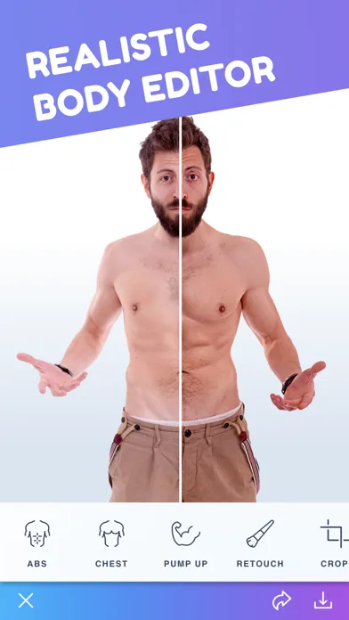 Body Tune for Men－Photo Editor screenshot 4