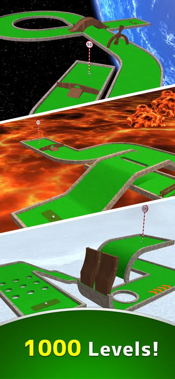 Mini Golf 1000: Putt Putt Star screenshot 2
