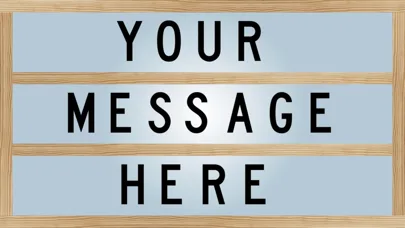 Light up letter box screenshot 1