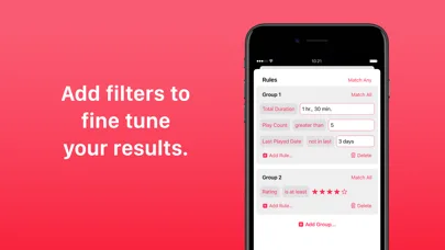 Miximum: Smart Playlist Maker screenshot 2