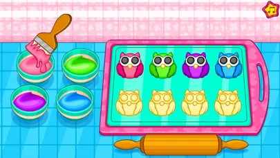 Cooking owl cookies game screenshot 5