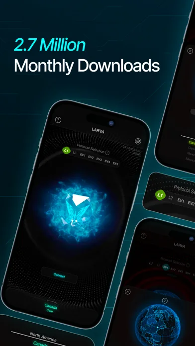 Larva VPN - Hide your IP screenshot 1