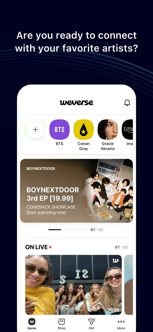 Weverse: Connect with Artists screenshot 3