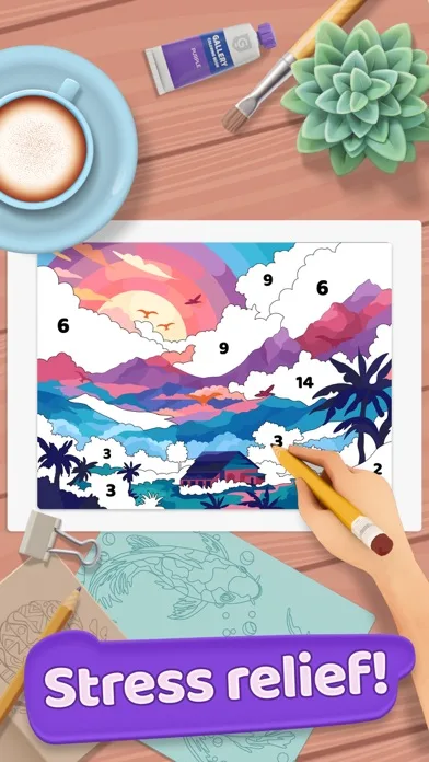 Gallery: Coloring book & decor screenshot 3