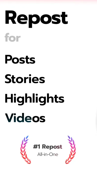Repost AI: Video, Story, Photo screenshot 1