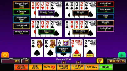 Video Poker Multi Pro screenshot 1