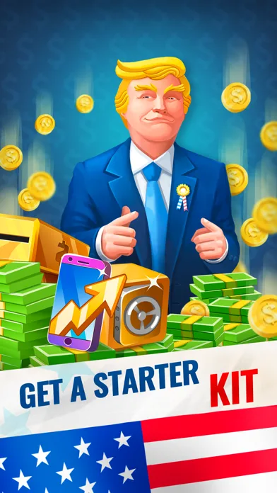 Trump's Empire: idle game screenshot 1