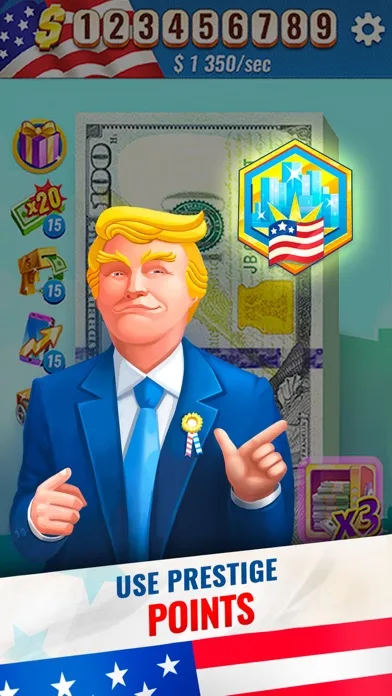 Trump's Empire: idle game screenshot 2