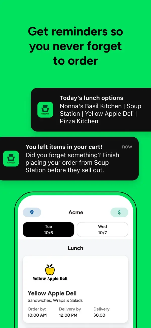 ezCater Meal Program  screenshot 4