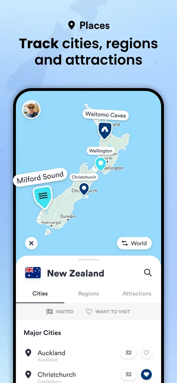 Skratch: Travel Map & eSIM screenshot 4