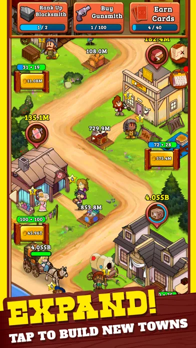 Idle Frontier: Western Tapper screenshot 2