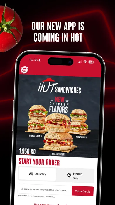 Pizza Hut KWT - Order Food Now screenshot 1