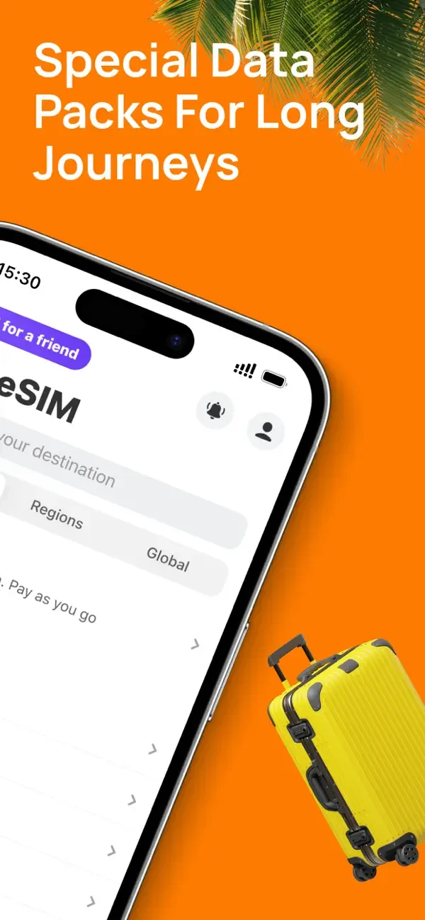 Yesim: eSIM & Mobile Internet screenshot 2